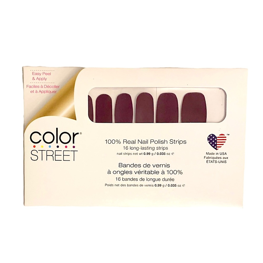 COLORSTREET I  Nail Polish Strips Aberdeen Aubergine